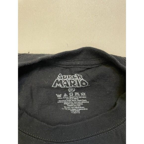 Nintendo Super Mario Graphic T-shirt Men XXL Black Short Sleeve - Picture 5 of 6